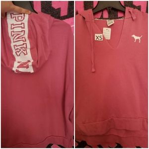 PINK thin hoodie